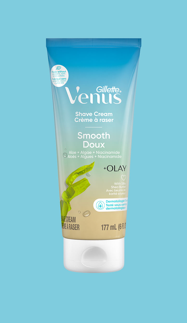 Gillette Venus Smooth plus Olay Shave Cream for Women | Venus US