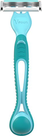 Rasoir jetable Simply 3 Sensitive de Gillette Venus, vue de face