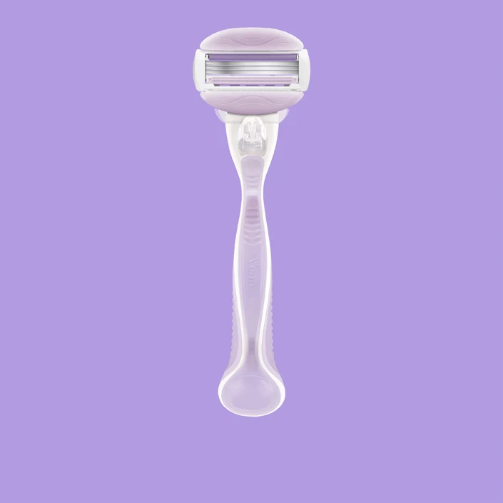 Venus ComfortGlide Freesia Refillable Razor with 3 blades