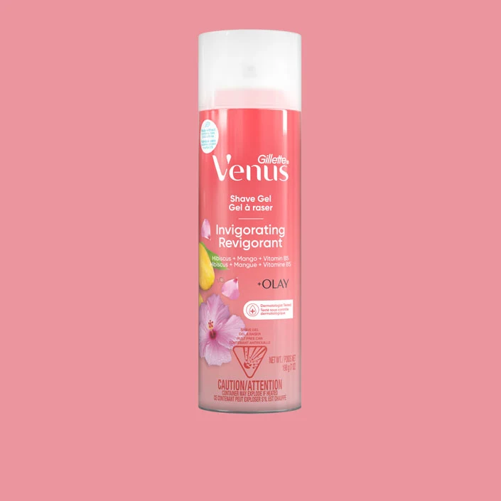 Gillette Venus Shave Gel Invigorating, can of 7 OZ