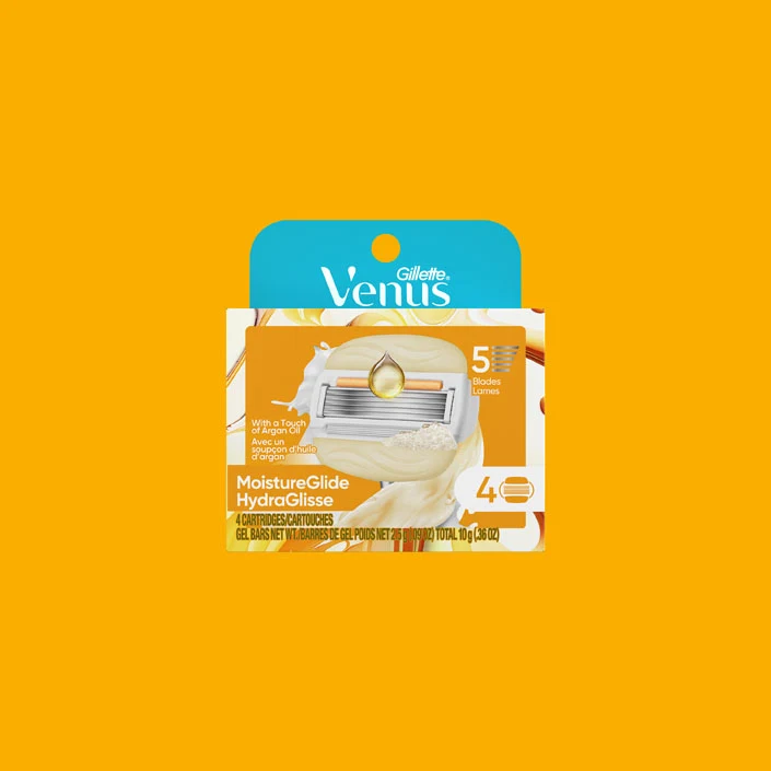 Gillette Venus MoistureGlide, package of 4