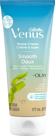 Venus Smooth plus Olay Shave Cream front view
