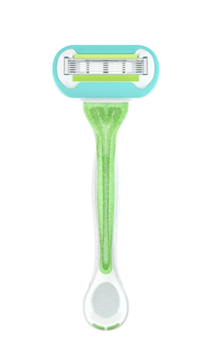 Green extra smooth 5 bladed Gillette Venus razor