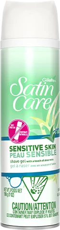 Gel de rasage pour peau sèche Gillette Venus Satin Care.