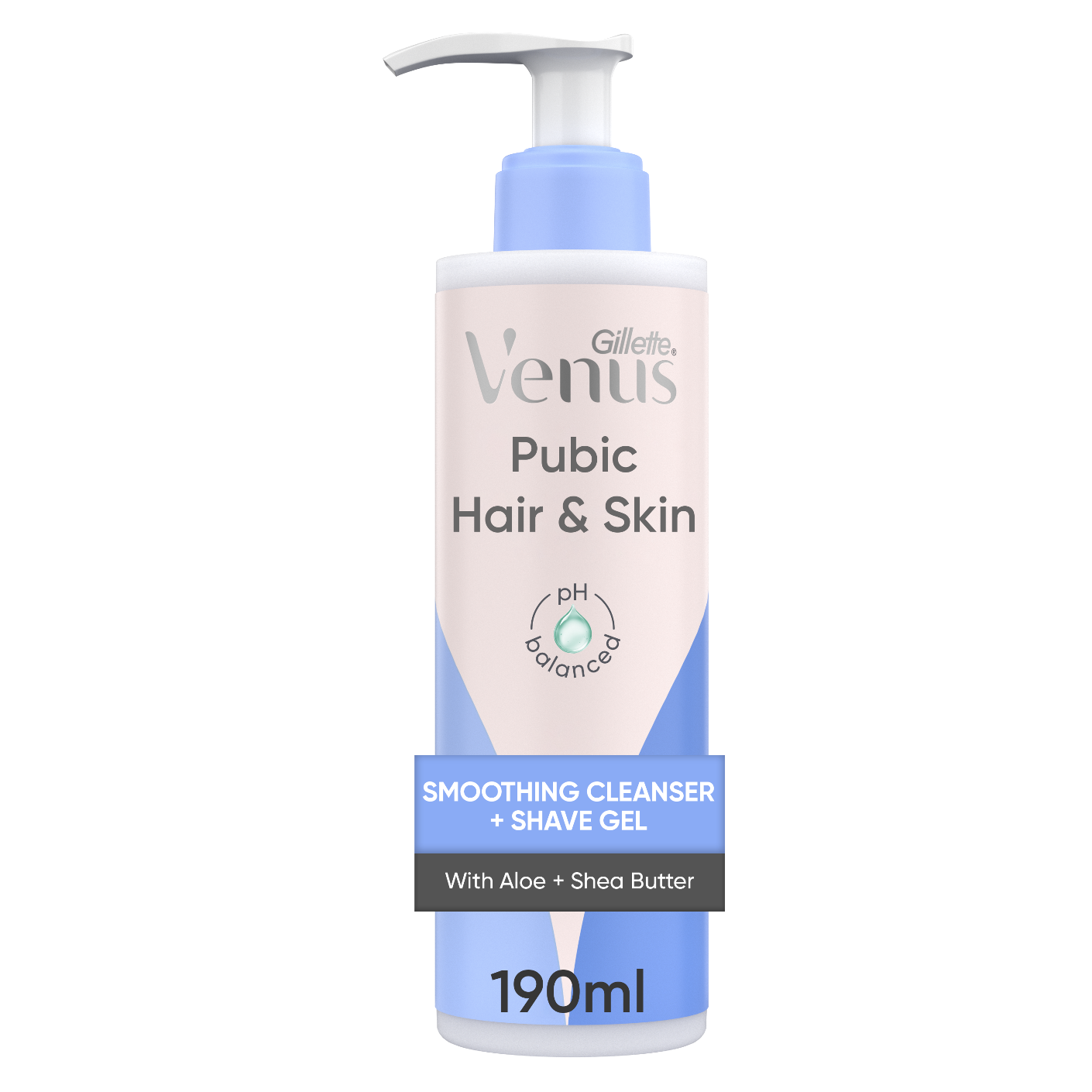 Pubic Hair & Skin Smoothing Cleanser & Shave Gel | Venus US