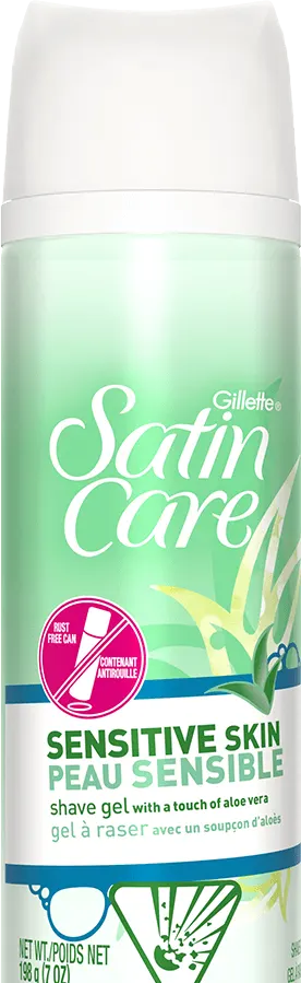 Gillette Venus Satin Care Sensitive Skin spray can.