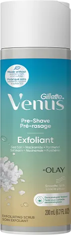 Women's Pre-Shave Sea Salt Scrub bottle