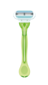 Green Tropical 3 bladed Gillette Venus razor