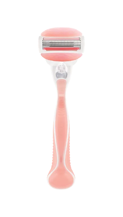 Pink refillable Gillette Venus razor