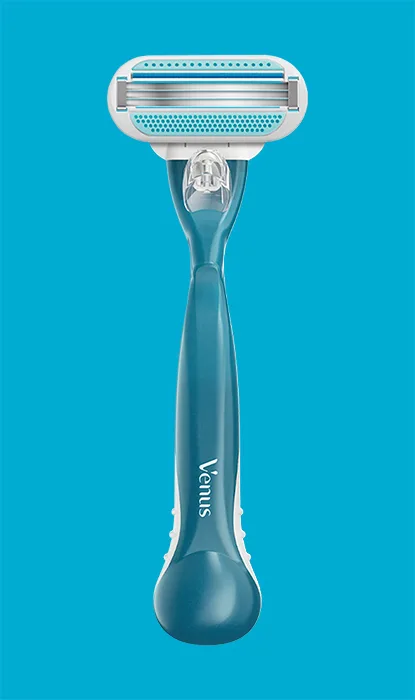 Gillette Venus Smooth razor, blue