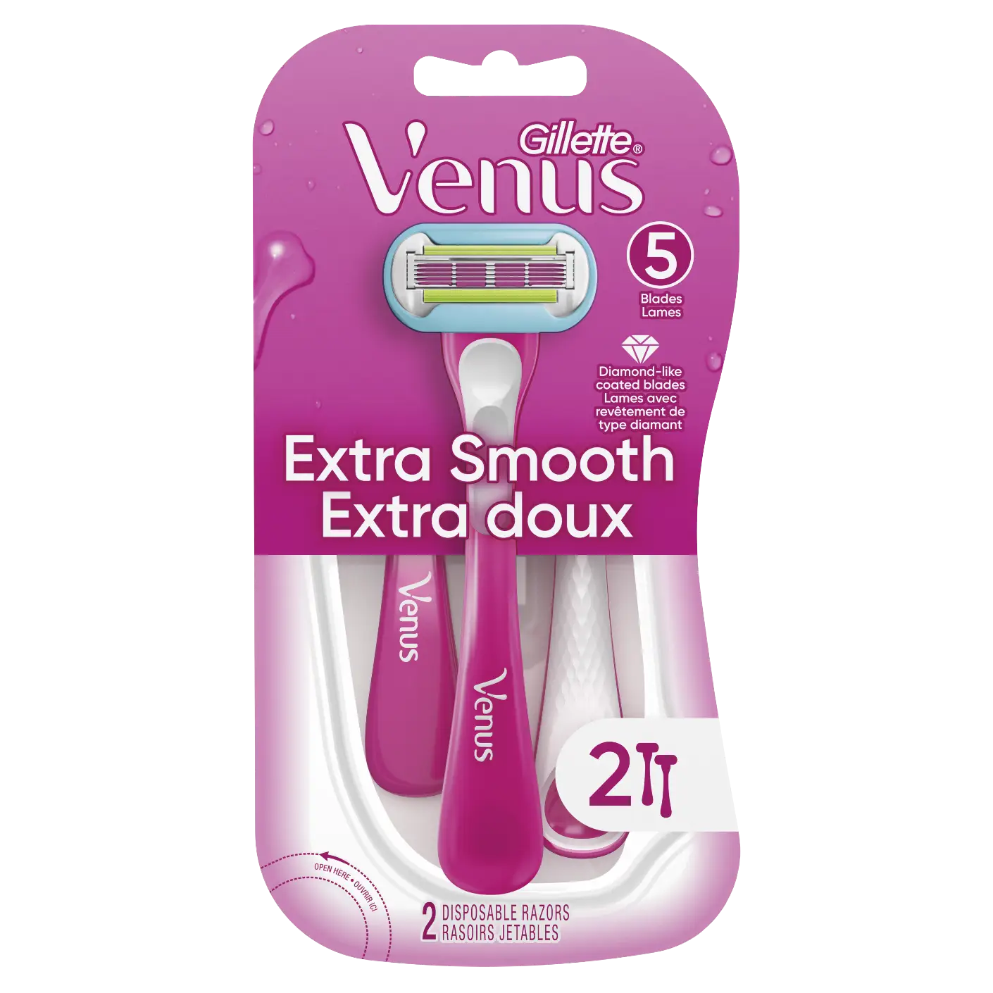 Venus Extra Smooth Disposable Razor with 5 blades