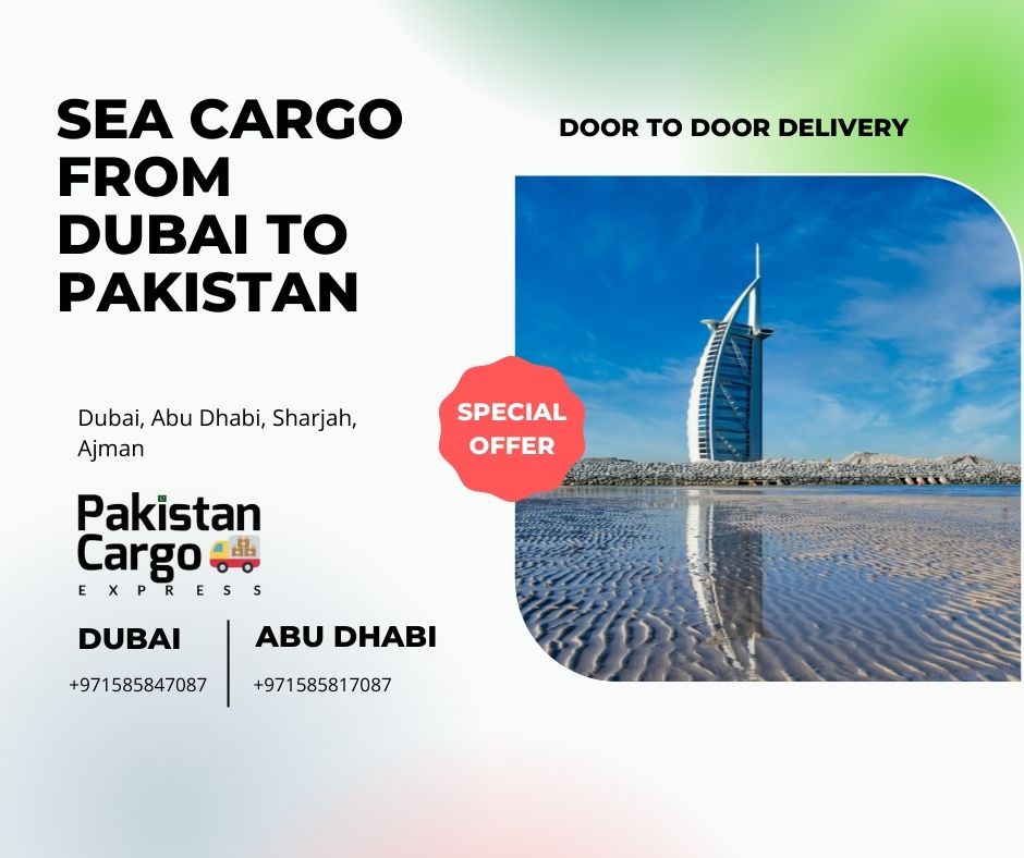 Sea Cargo from Dubai to Pakistan