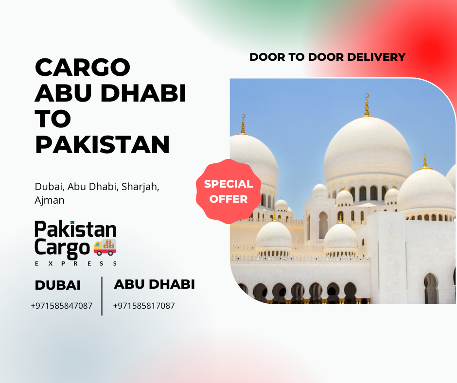 Cargo Abu Dhabi to Pakistan