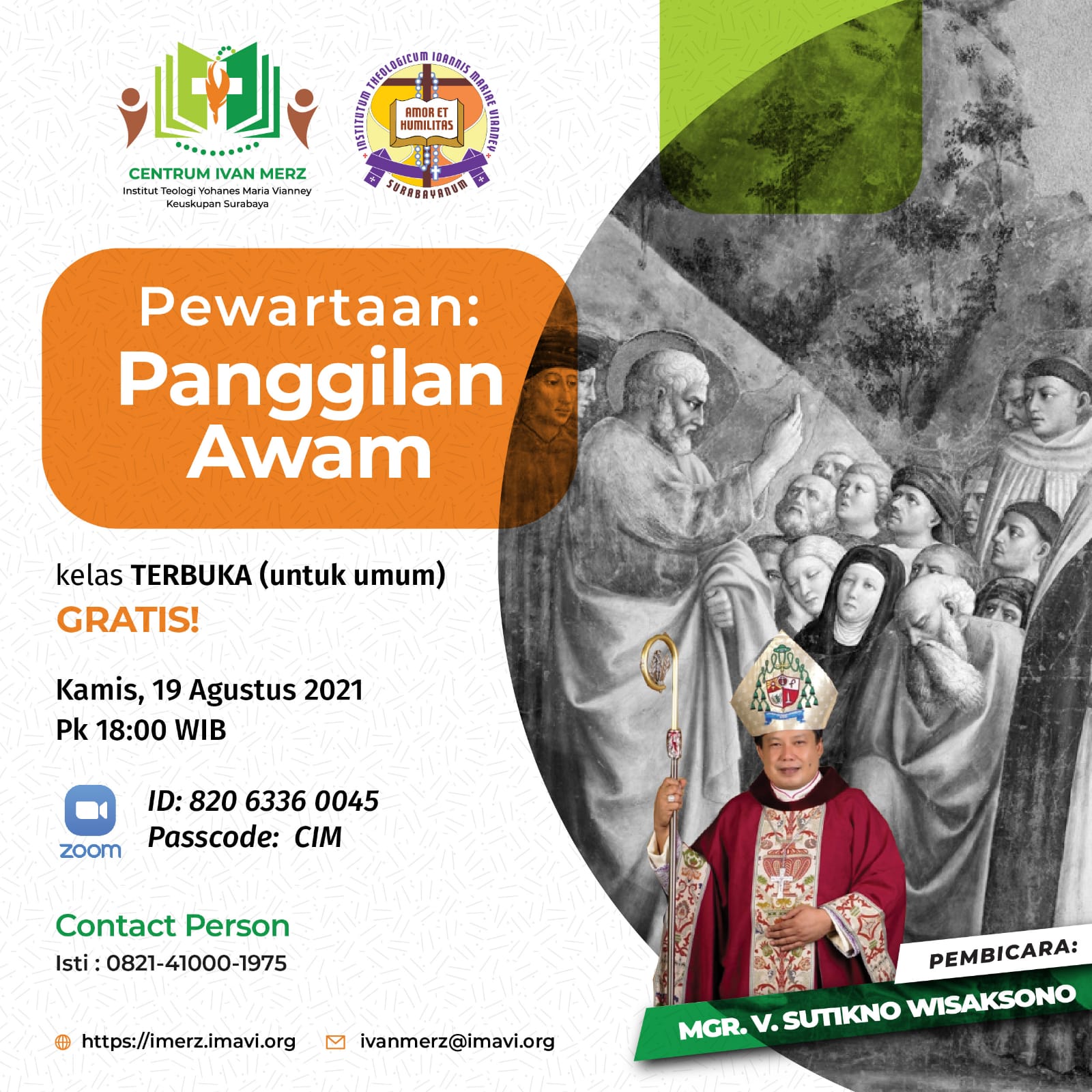 Kelas Terbuka "Pewataan : Panggilan Awam"