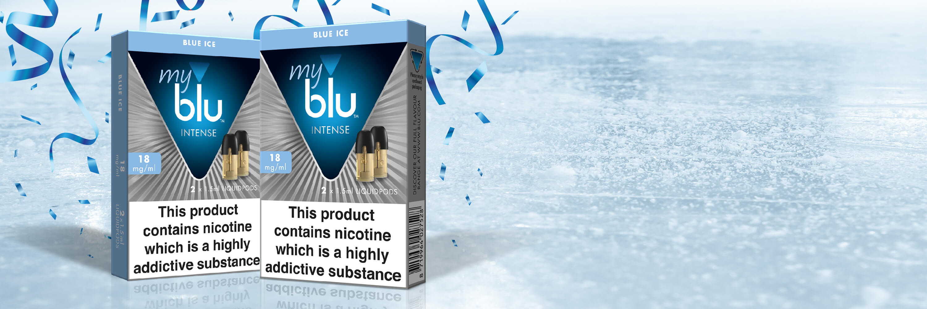 blu Launches New Intense Blue Ice Liquidpod