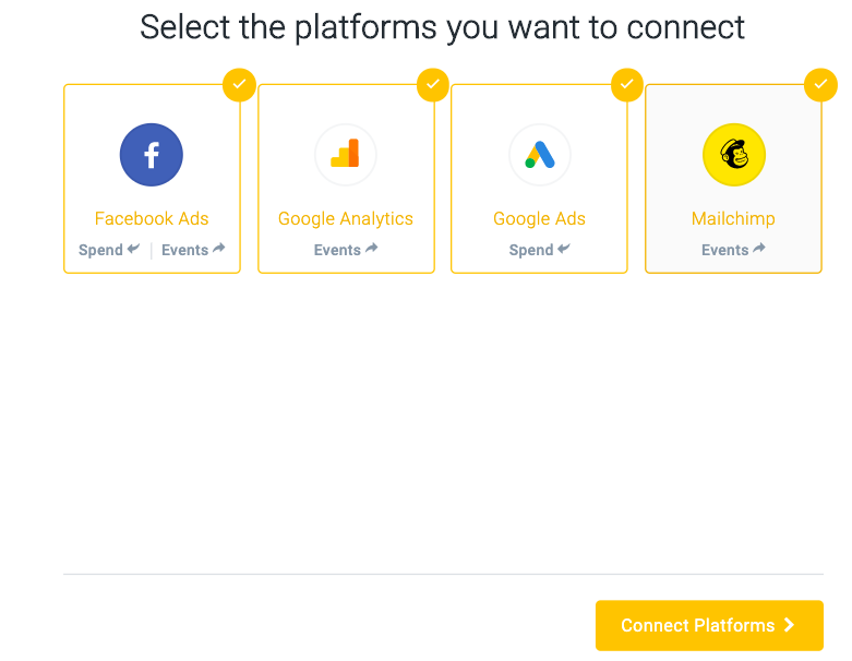 Export Events - connect platforms.