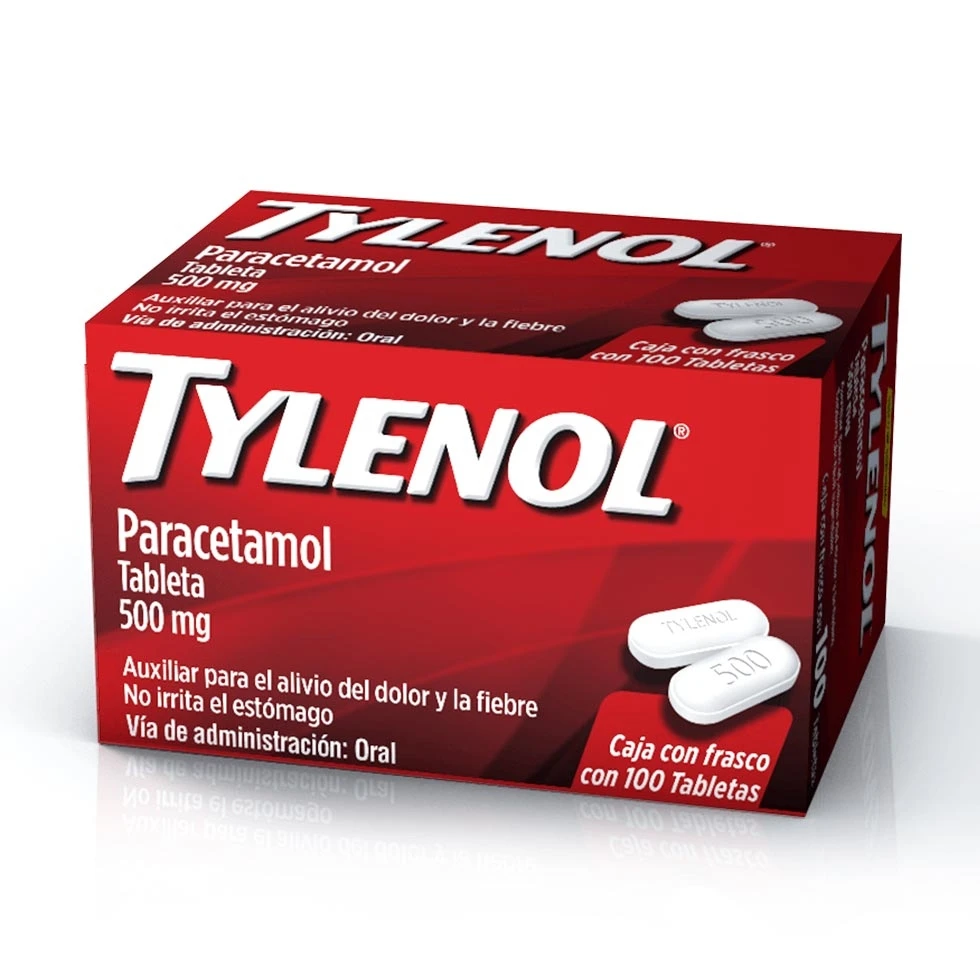 TYLENOL® Caja con 100 tabletas image 1