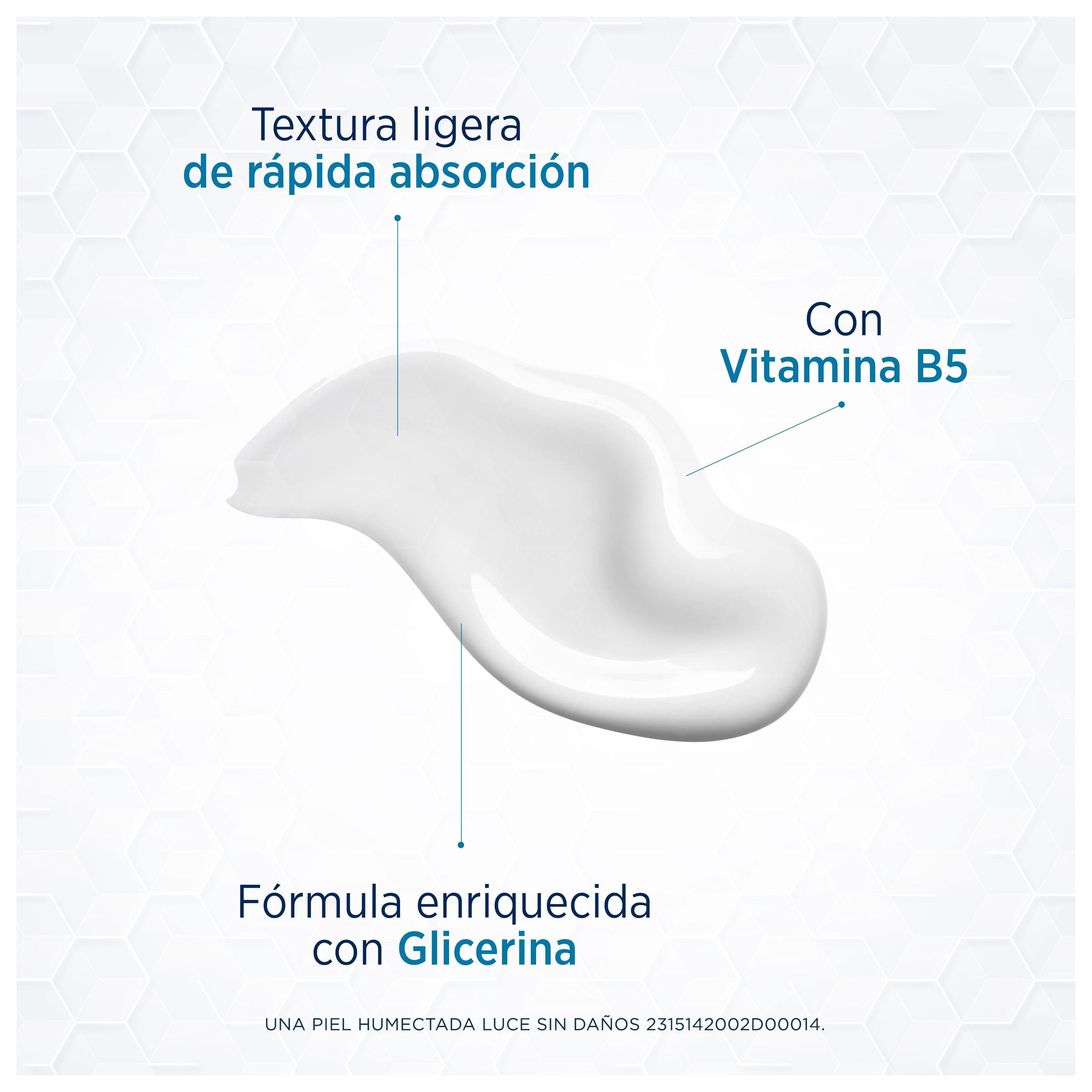 Características del producto humectación diaria
