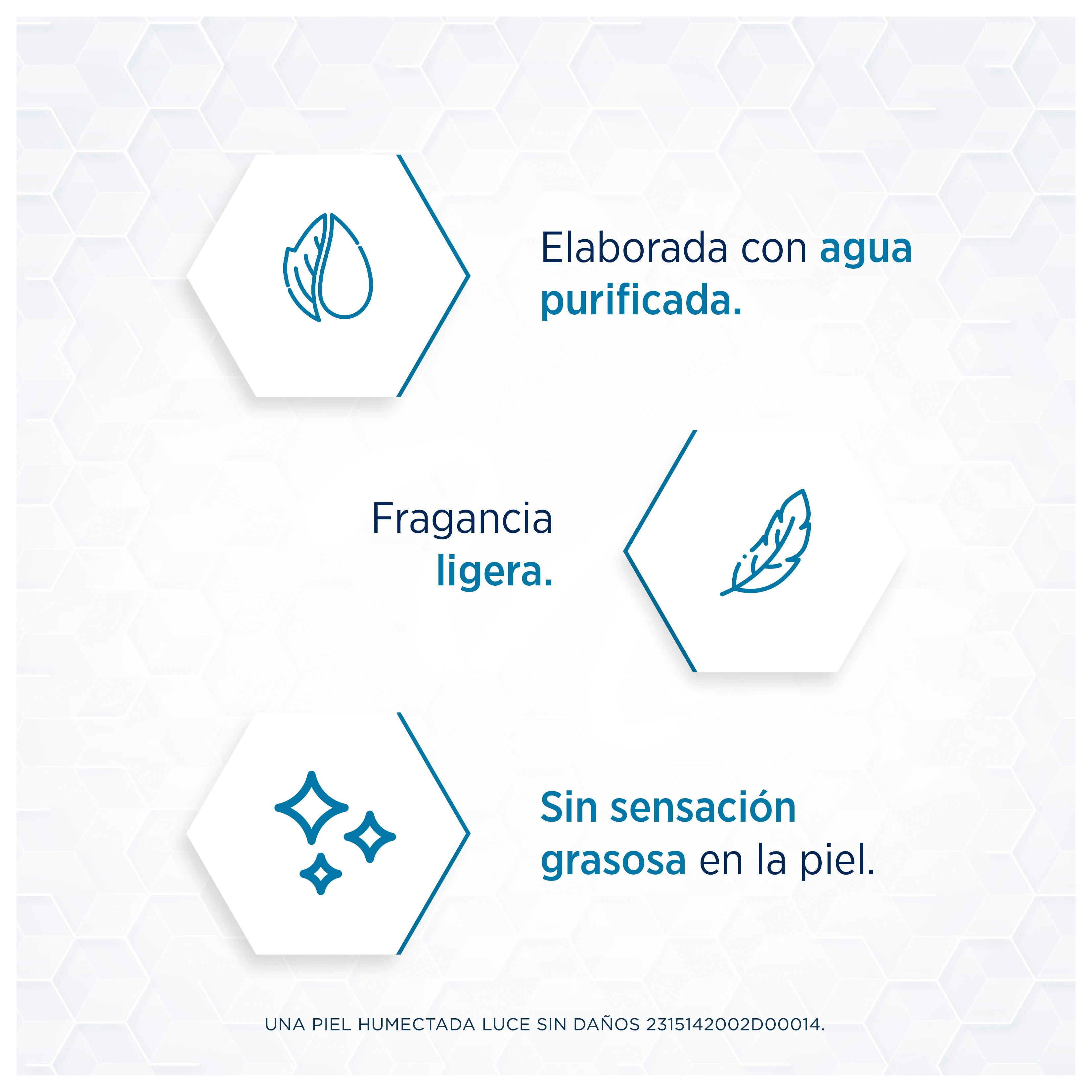 Fórmula del producto humectación diaria