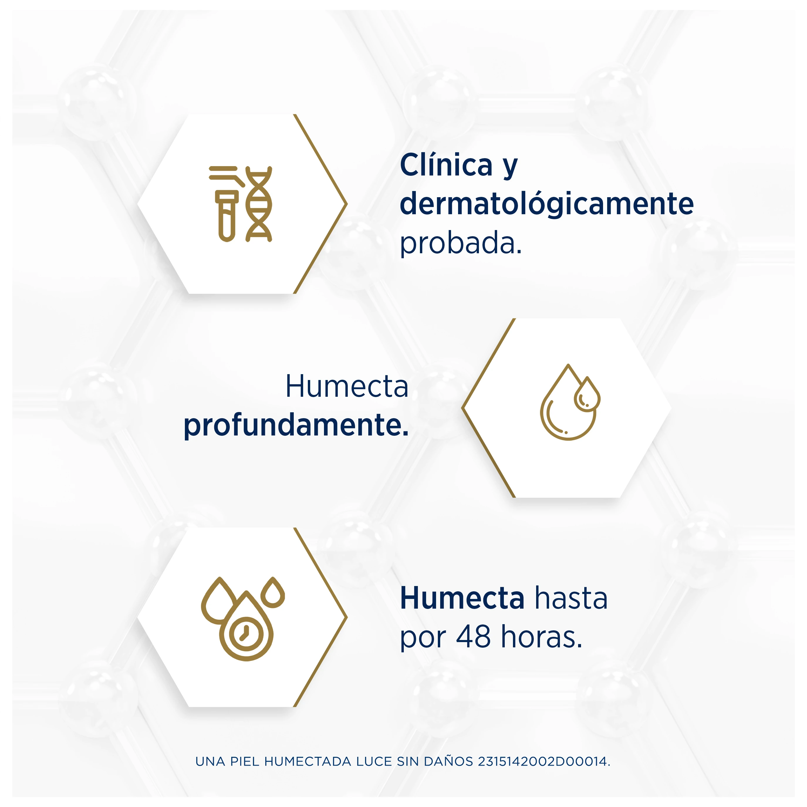 LUBRIDERM® REPARACIÓN INTENSIVA TAPA DORADA - Formula