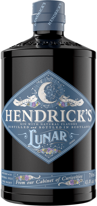 Hendrick's Gin - Scottish Gin Infused with Cucumber & Rose