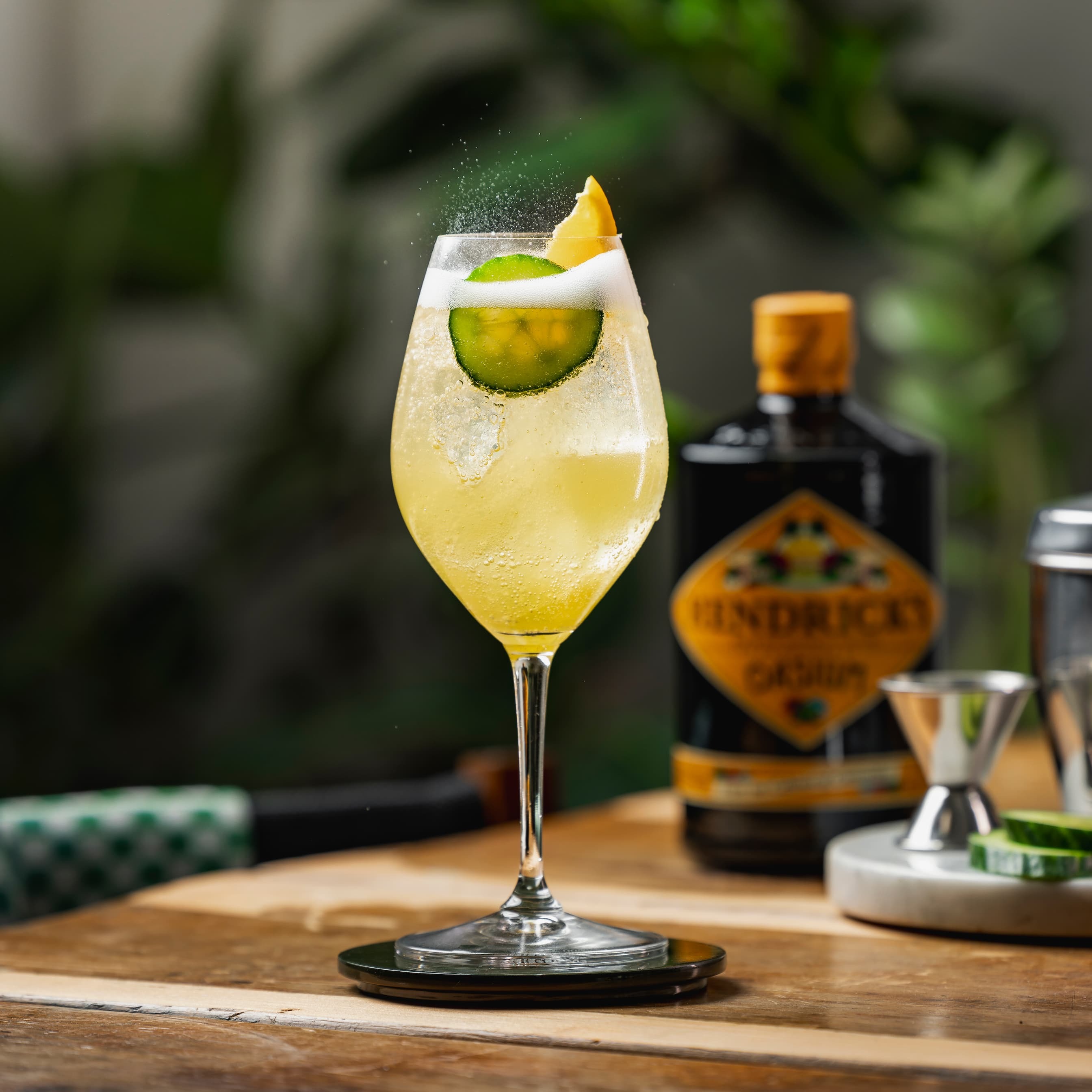 Hendrick's Oasium Gin Fizz Cocktail Recipe - Hendrick's Gin Hendrick's Oasium Gin Fizz Cocktail Recipe - Hendrick's Gin