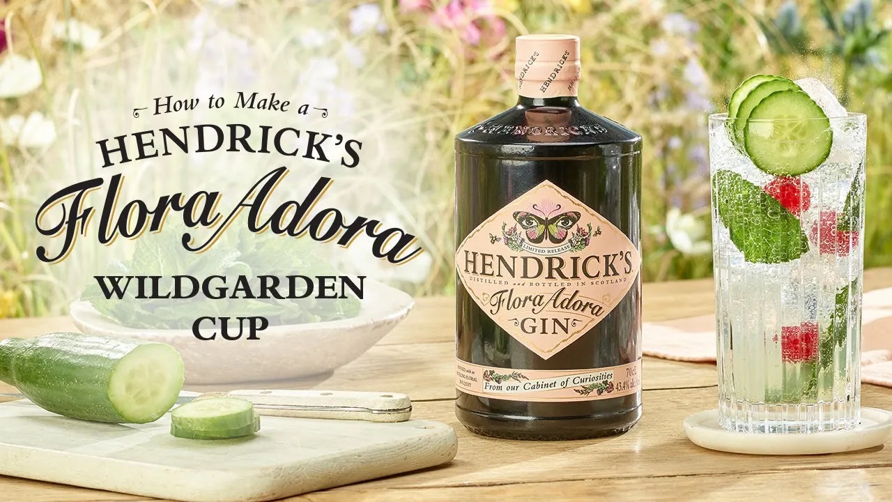 Hendrick's Flora Adora Wildgarden Cup Cocktail