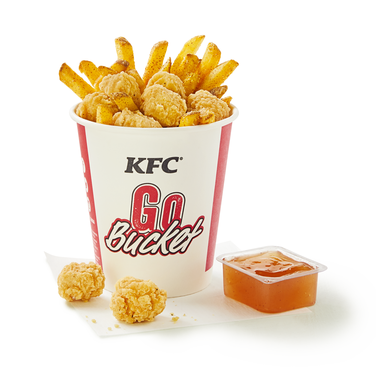 Go Bucket Popcorn Chicken Snacks & Add Ons KFC Menu