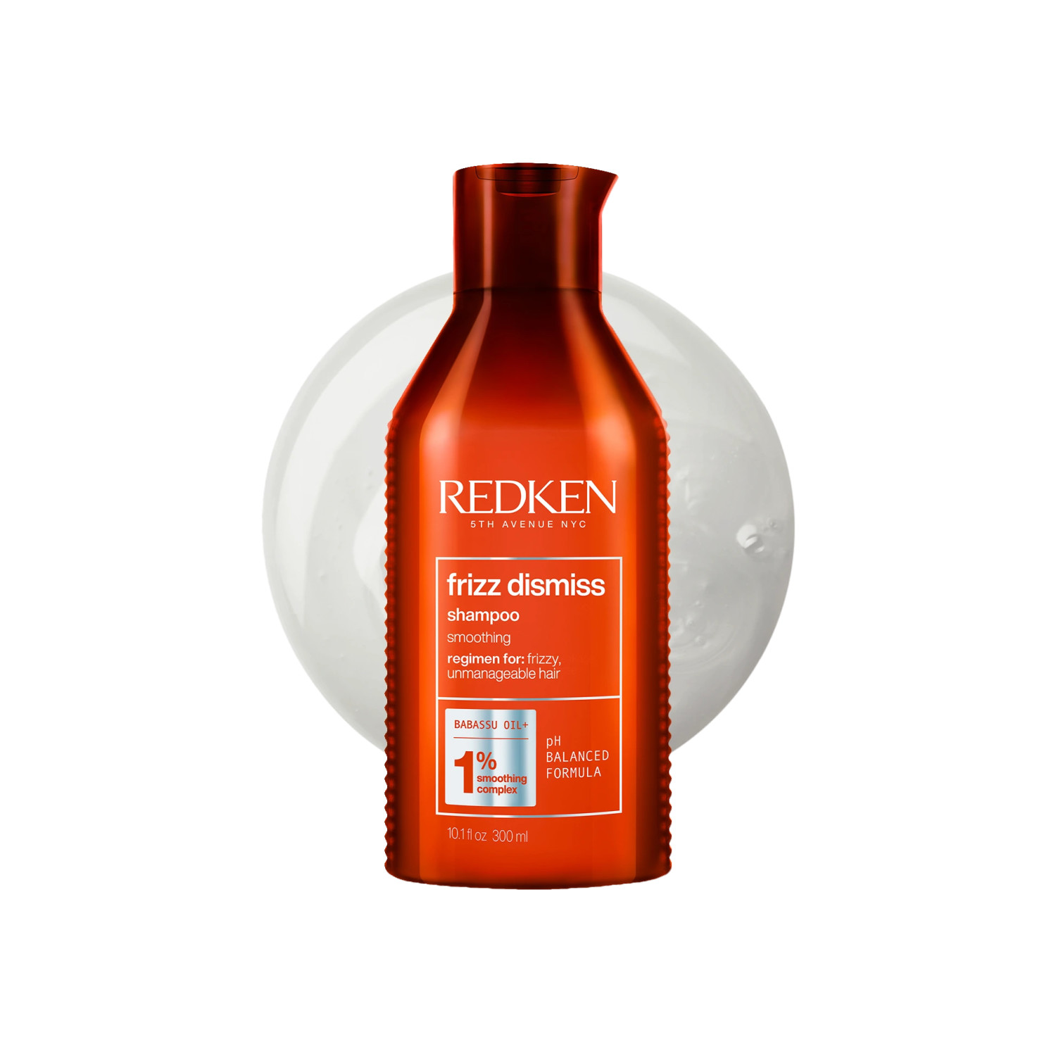 Redken Frizz Dismiss Shampoo – 300Ml | Tames Frizz | Humidity Protection | Smoothing Formula | Gently Cleanses Hair