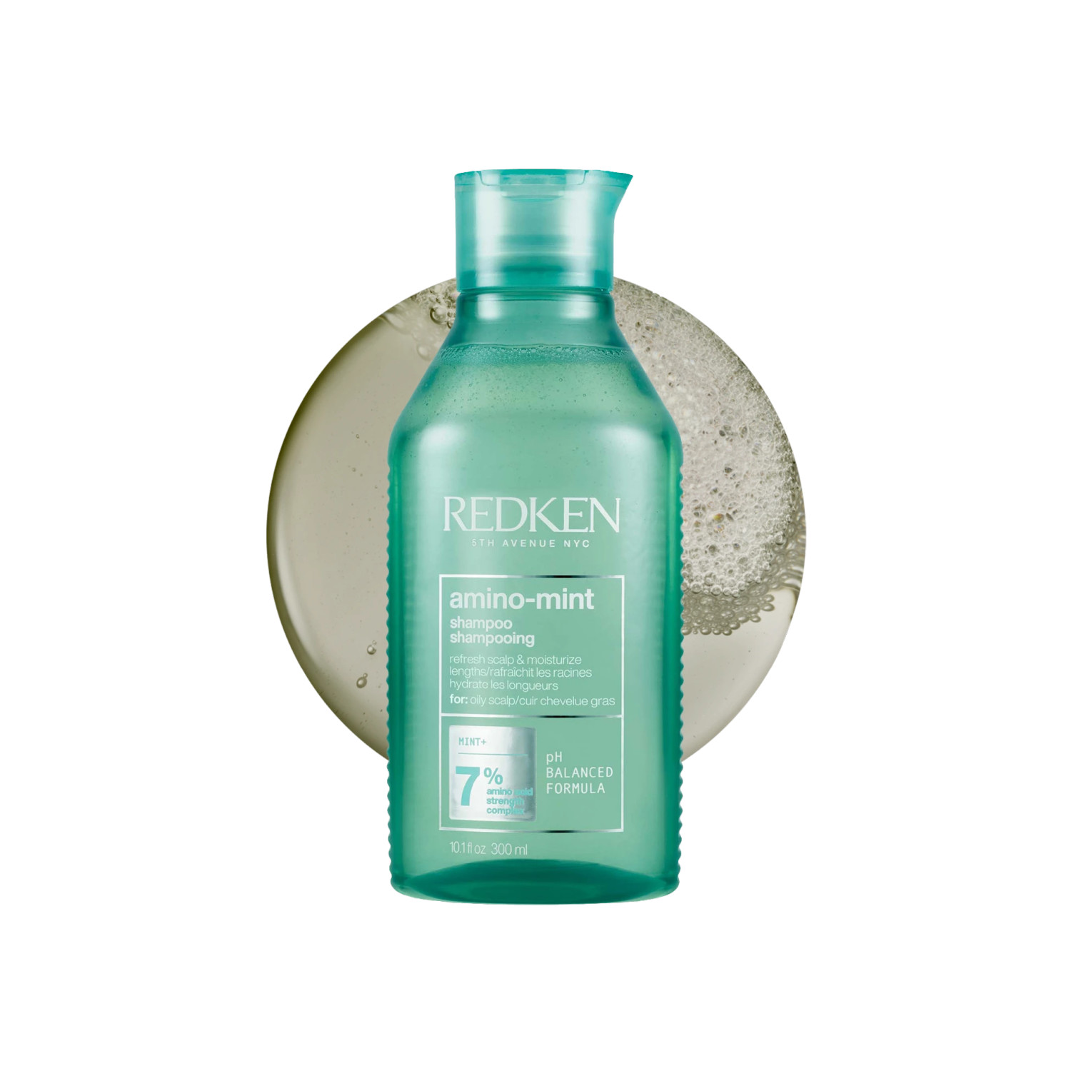 Redken Amino-Mint Scalp Relief Shampoo - 300Ml | Cruelty Free | Balance Oiliness | Soothes Irritation | Refreshes Scalp