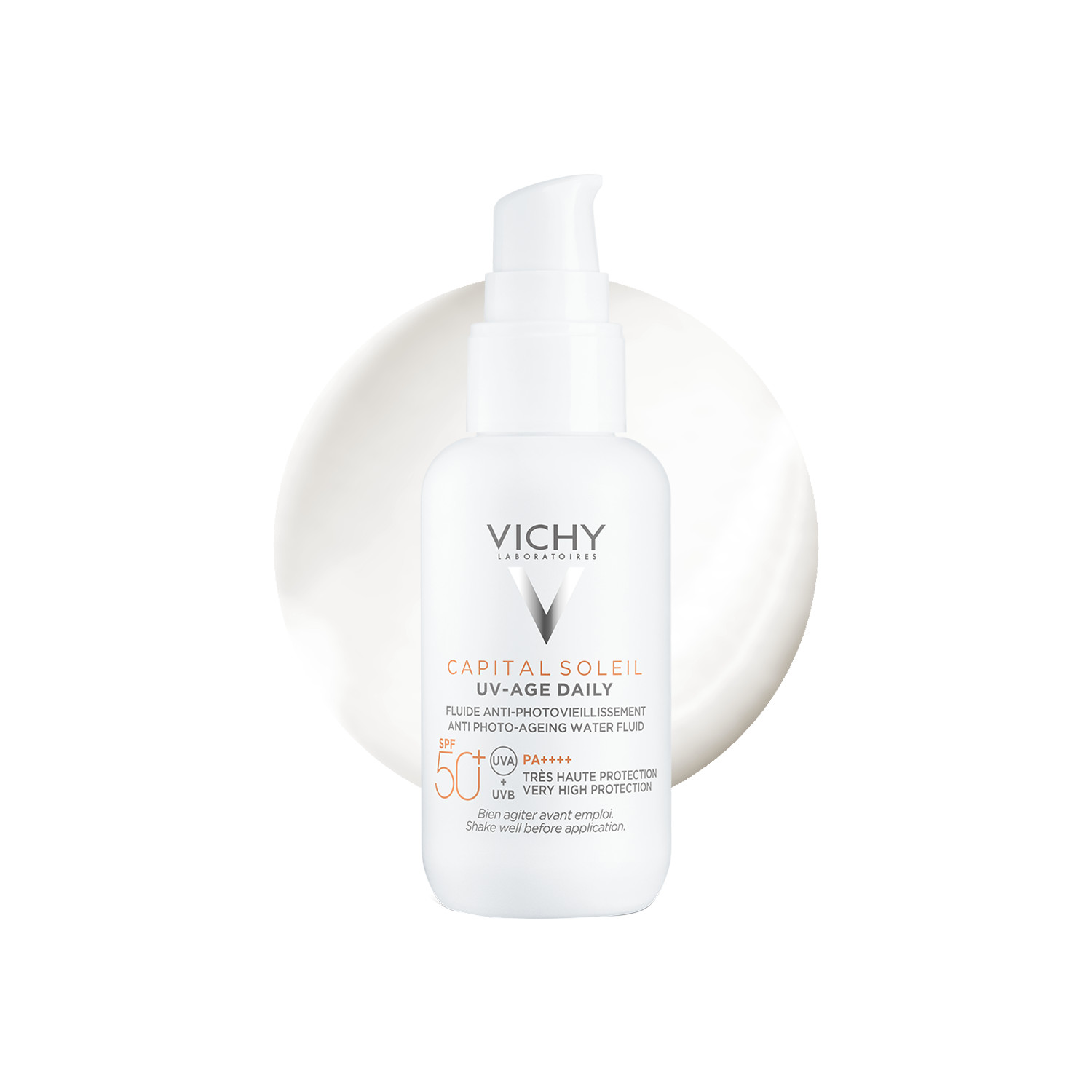 Vichy Dark Capital Soleil Uv Age Daily Spf50 - 40Ml | Dermatologist Tested | Niacinamide | Vitamin E | Glycerin | Reduce Spots