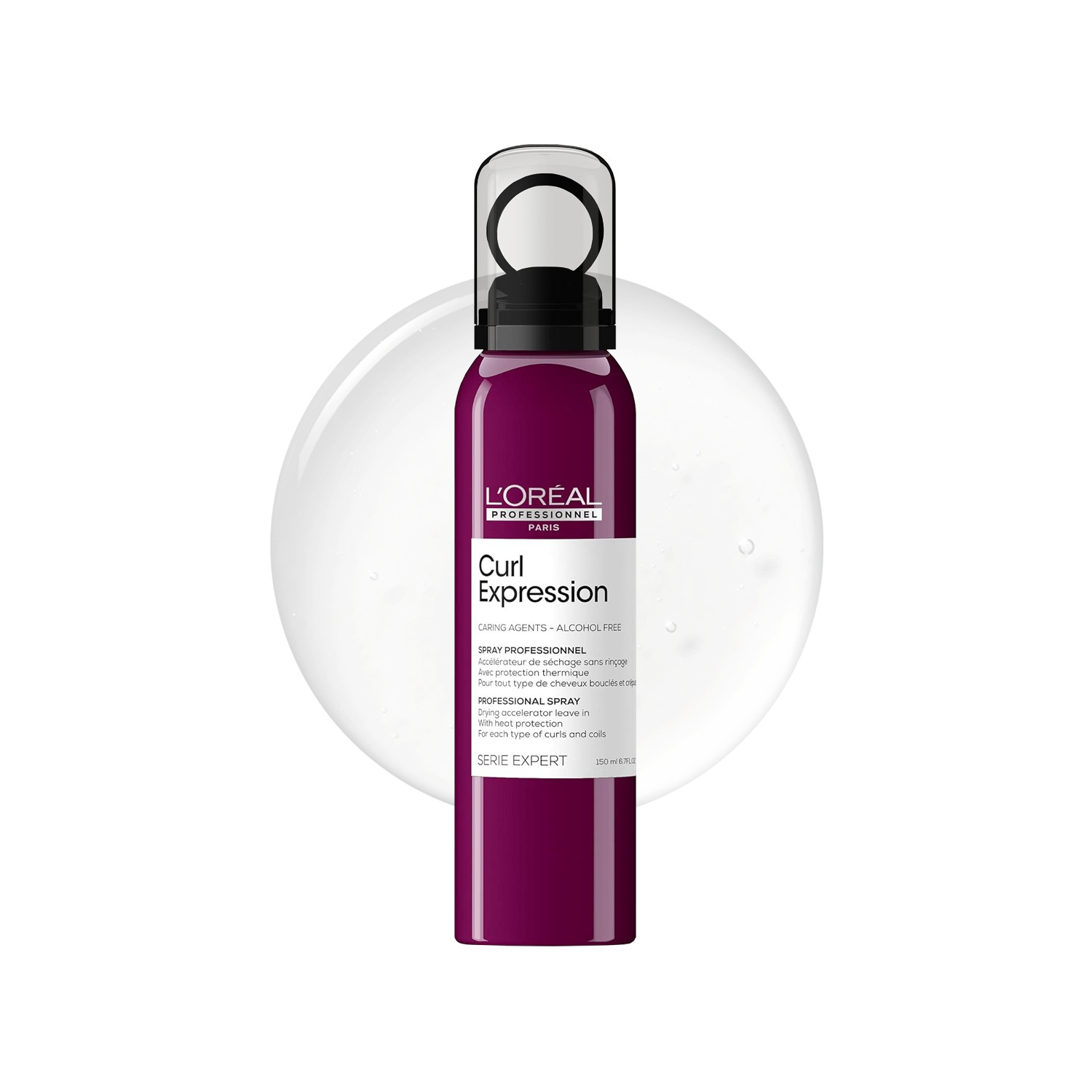 L’oréal Professionnel L'oréal Professionnel Curl Expression Drying Accelerator Spray – 150Ml | Defines Curls | Reduces Frizz | Adds Bounce