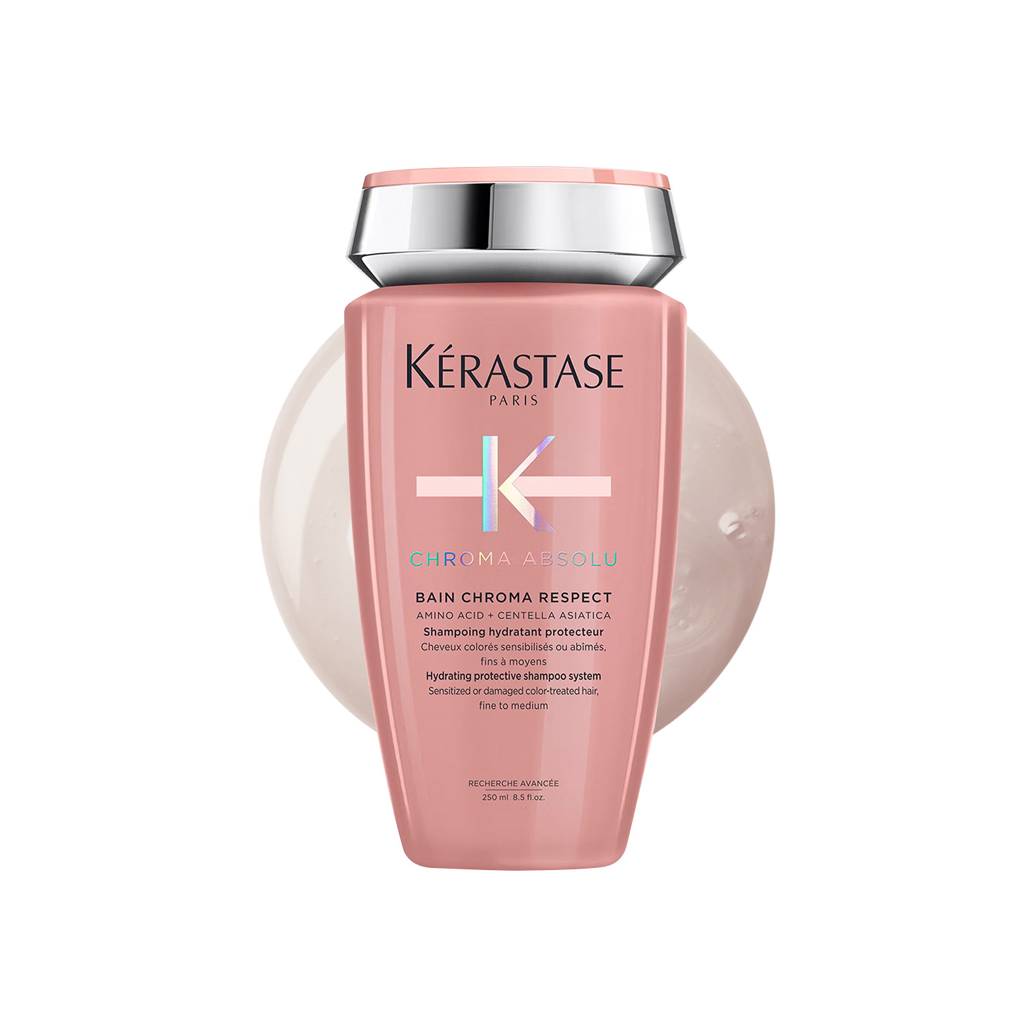 Kérastase Chroma Absolu Bain Respect Shampoo - 250Ml | Paraben Free | Protect Dyed Hair | Provides Nourishment | Glycerin & Hyaluronic Acid