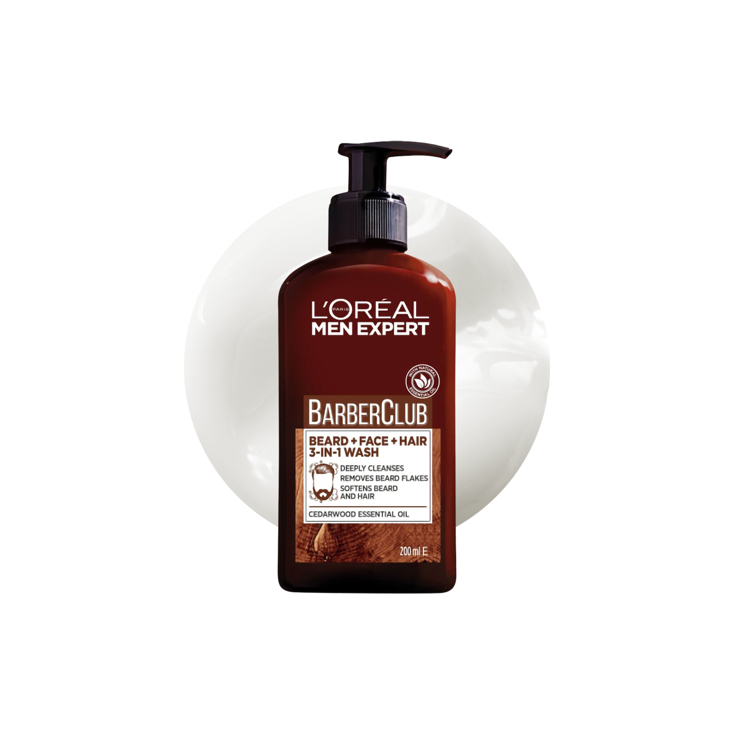 Barber Club 3 1 Beard Face & Hair Wash