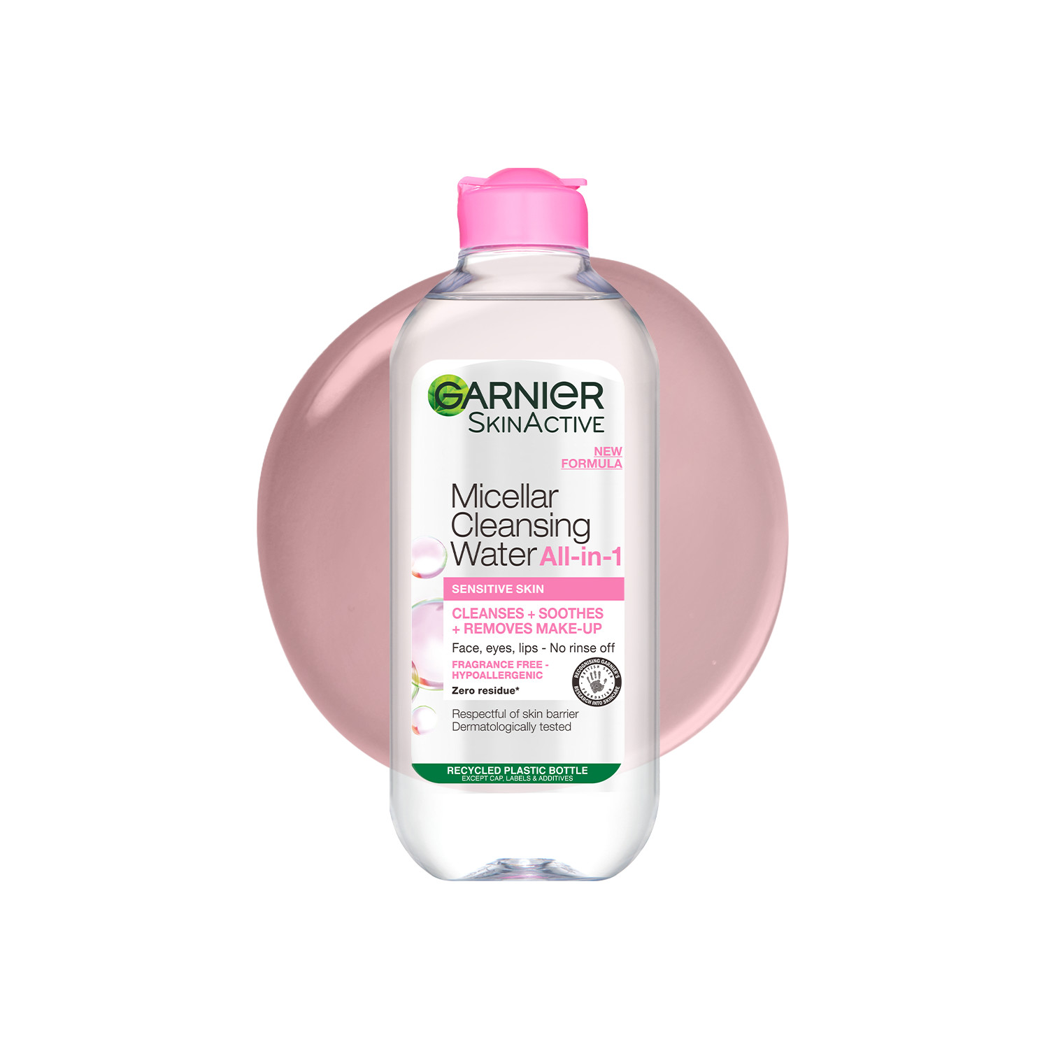 Garnier Micellar Cleansing Water – 400Ml | Removes Makeup | Gently Cleanses | No Rinse Needed