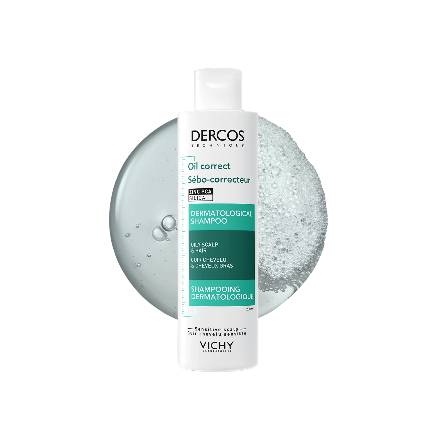 Vichy Dercos Oil Correct Shampoo for Oily Hair 200ML main image 0