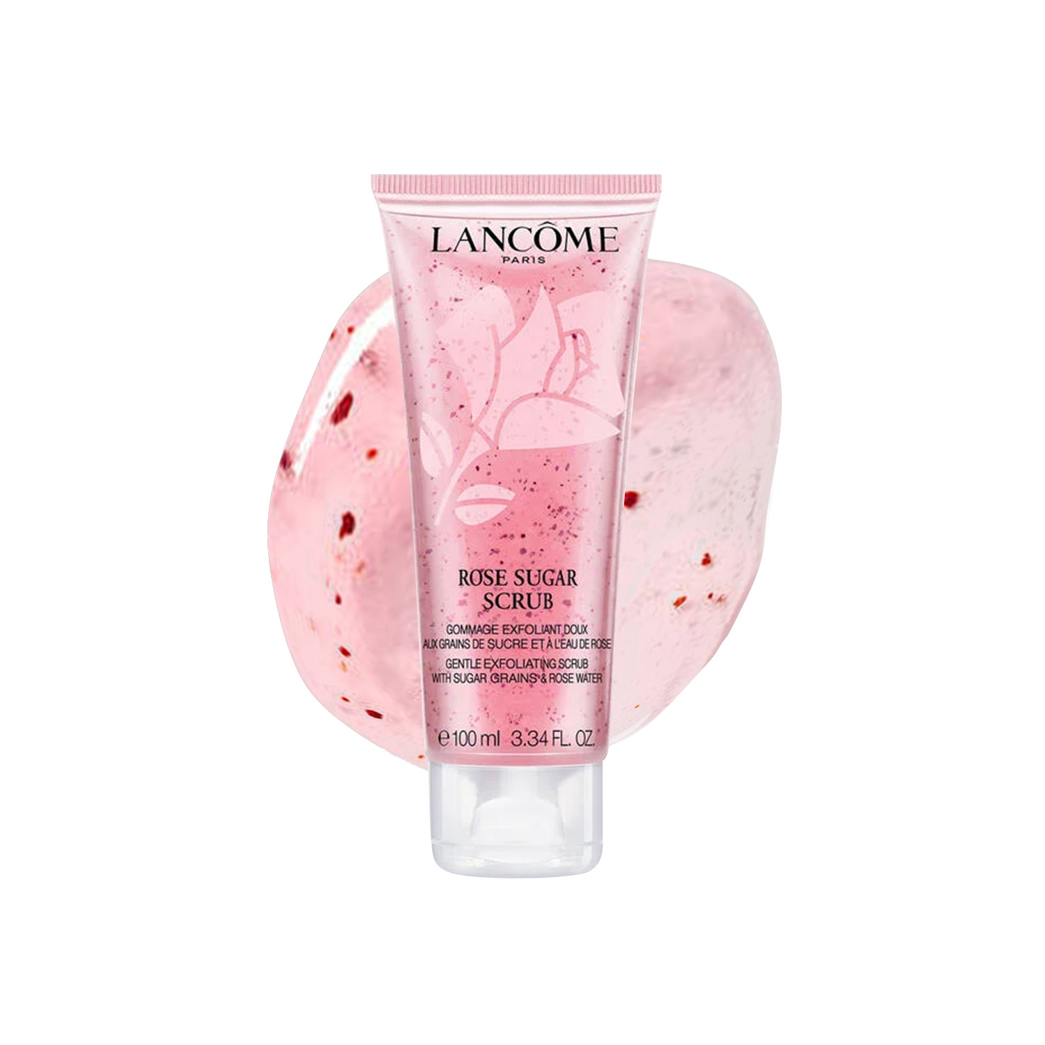 Lancome Lancôme Rose Sugar Scrub – 100Ml | Exfoliates Gently | Refines Pores | Softens Skin | Fresh Rose Fragrance