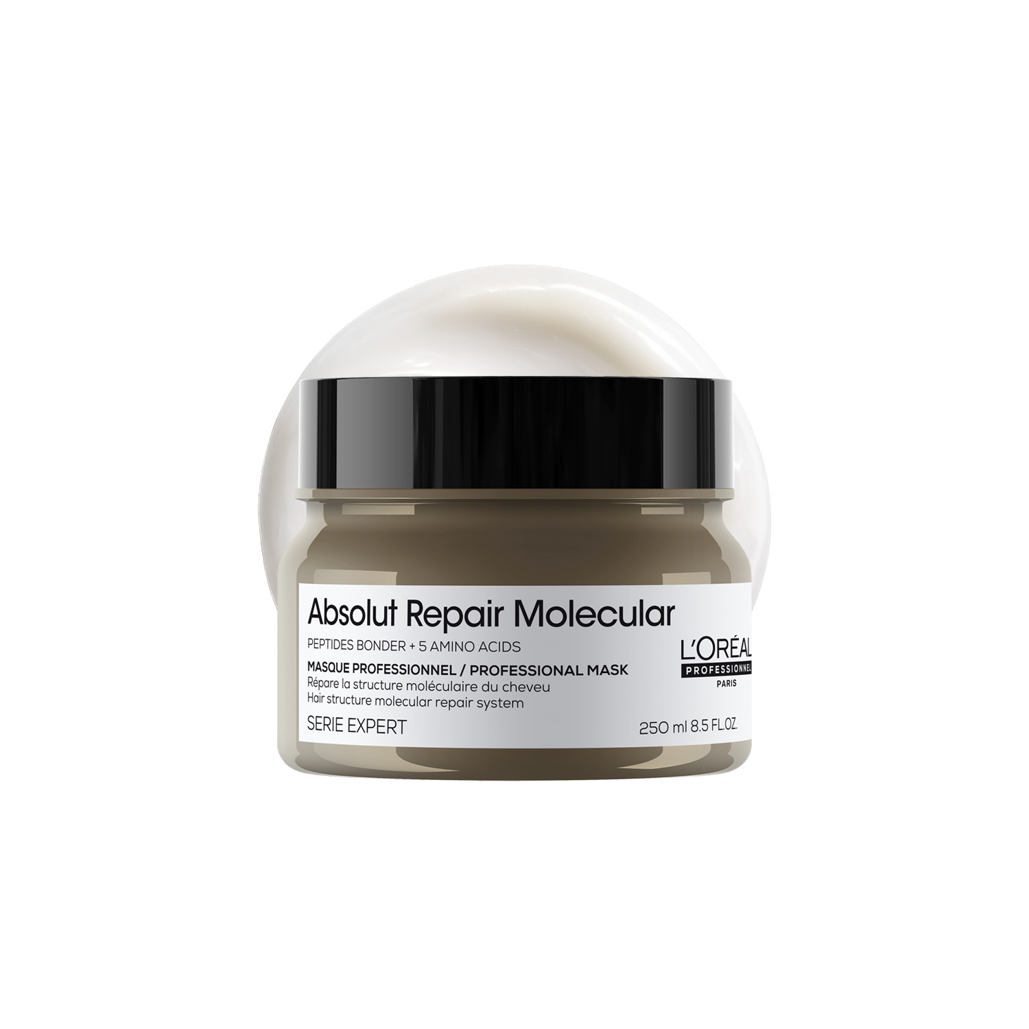 L’oréal Professionnel L'oréal Professionnel Absolut Repair Molecular Rinse-Off Mask - 250Ml | Targets Damaged Hair | Visibly Increases Strength | Delicately Fragranced