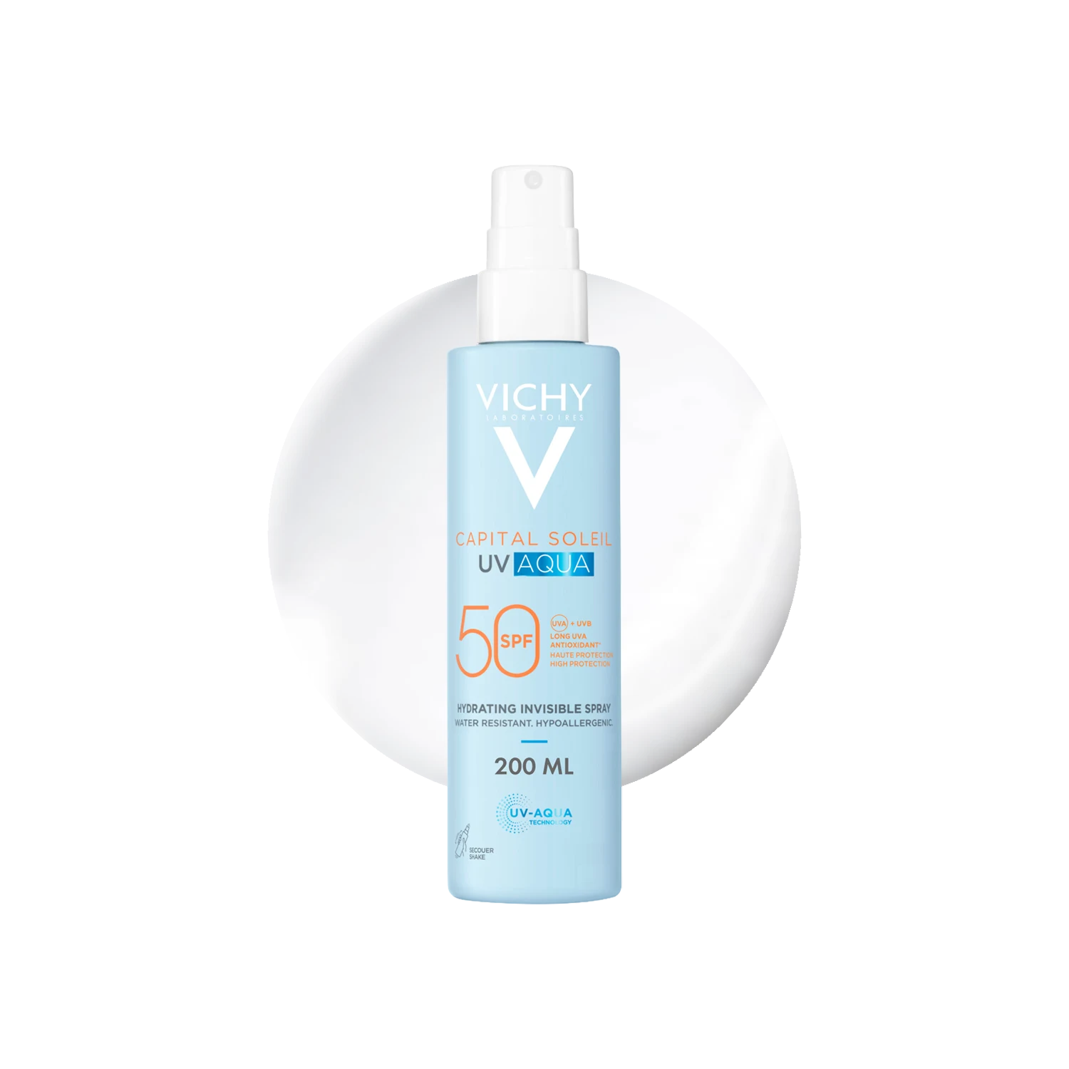 Soleil UV Aqua Hydrating Invisible Body Spray SPF50