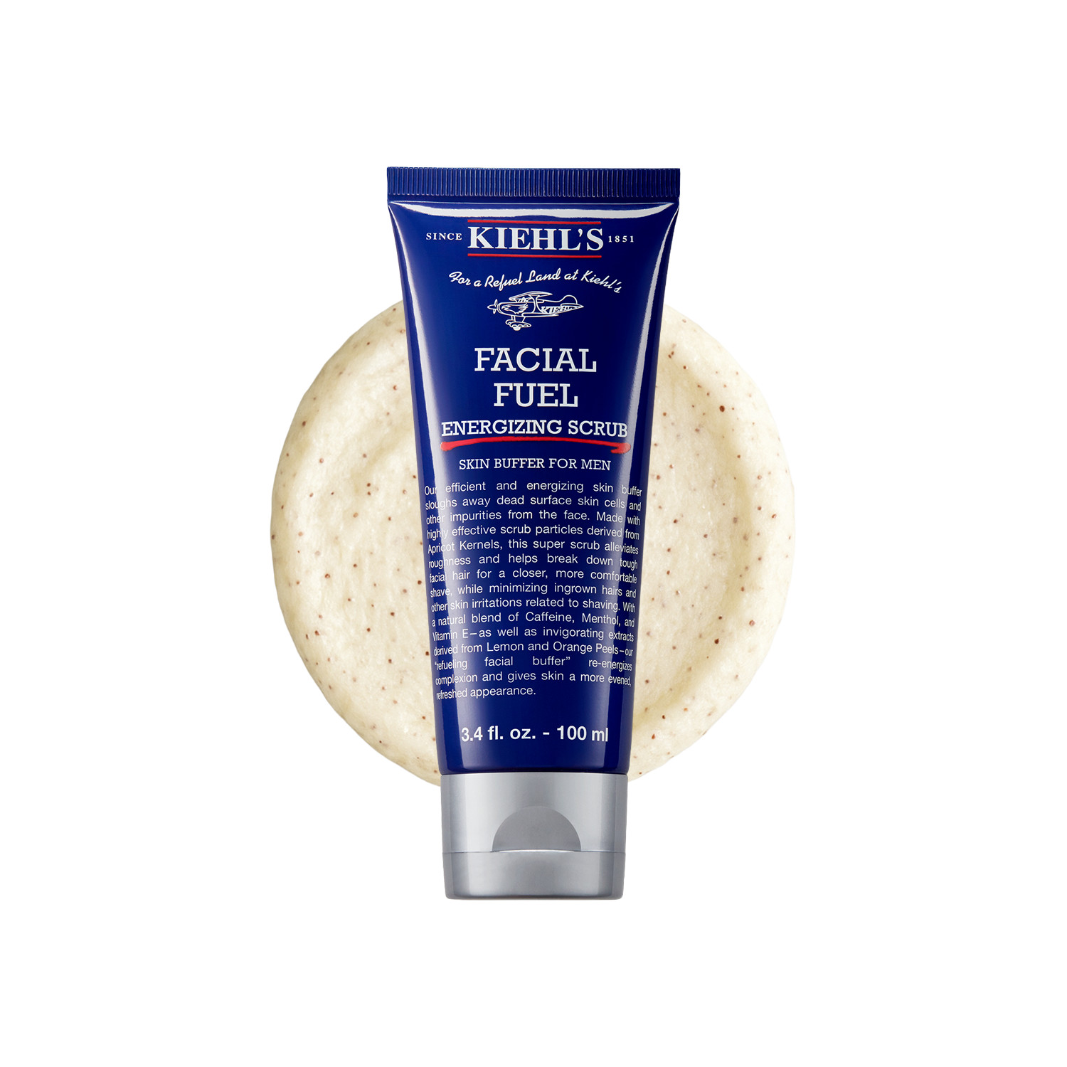 Kiehl’s Kiehl's Facial Fuel Energizing Scrub - 100Ml | Awakens Dull Skin | Discard Dead Skin | Refreshing & Smooth