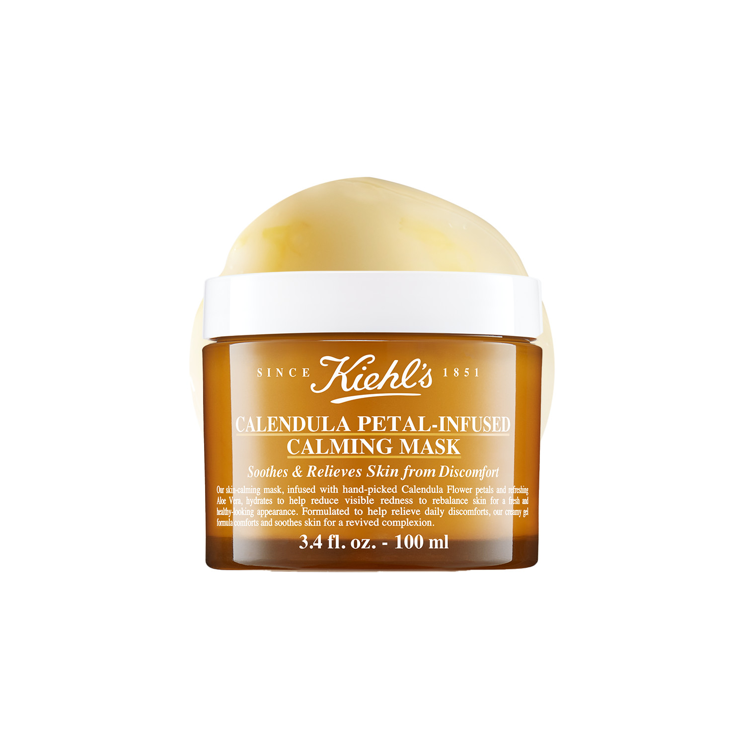Kiehl’s Kiehl's Calendula & Aloe Calming Hydration Mask – 100Ml | Deeply Hydrates | Soothes Skin | Restores Radiance