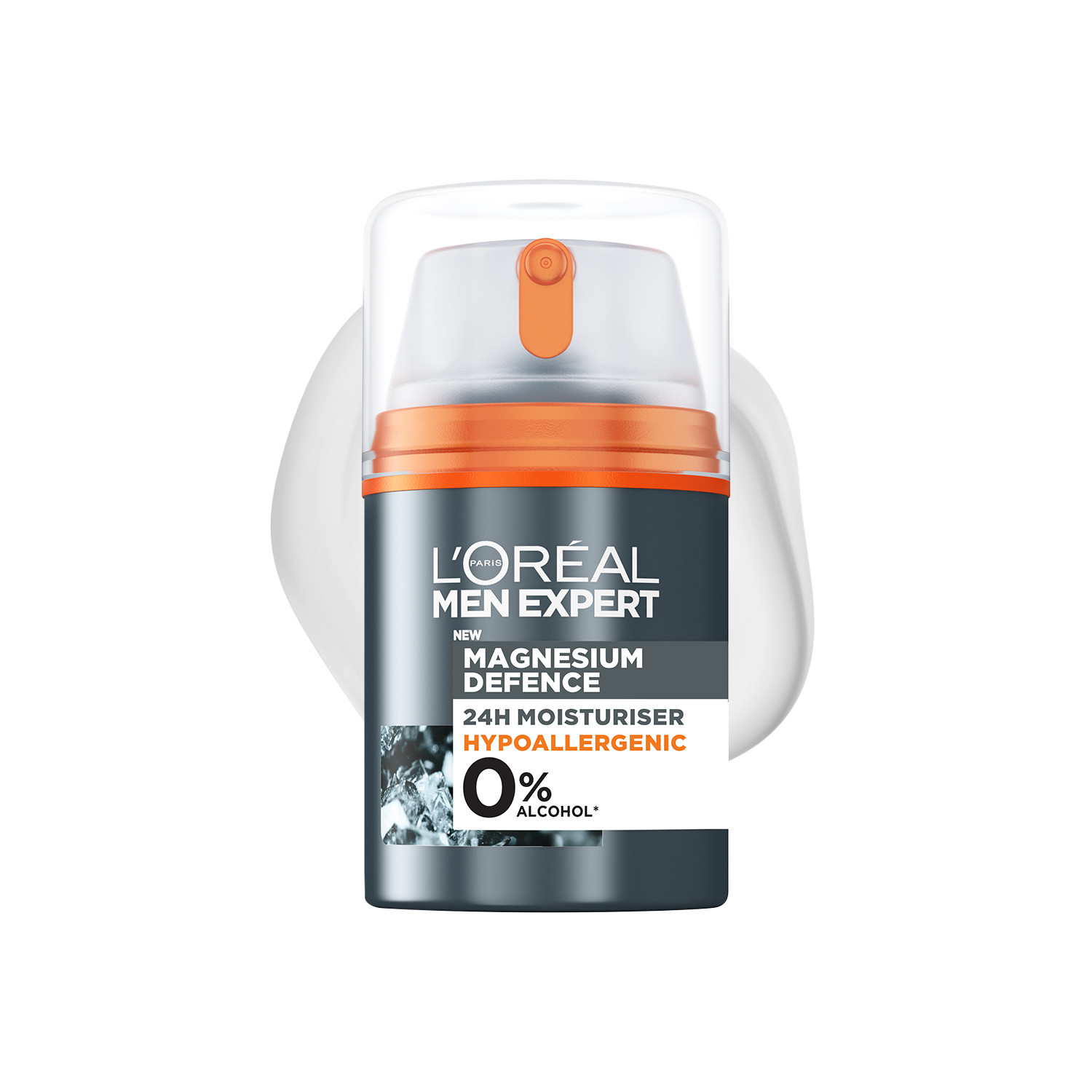 L'oréal Paris Men's Cream Expert Magnesium Defence Moisturiser – 50Ml | Soothes Skin | Restores Comfort | Provides 24H Hydration
