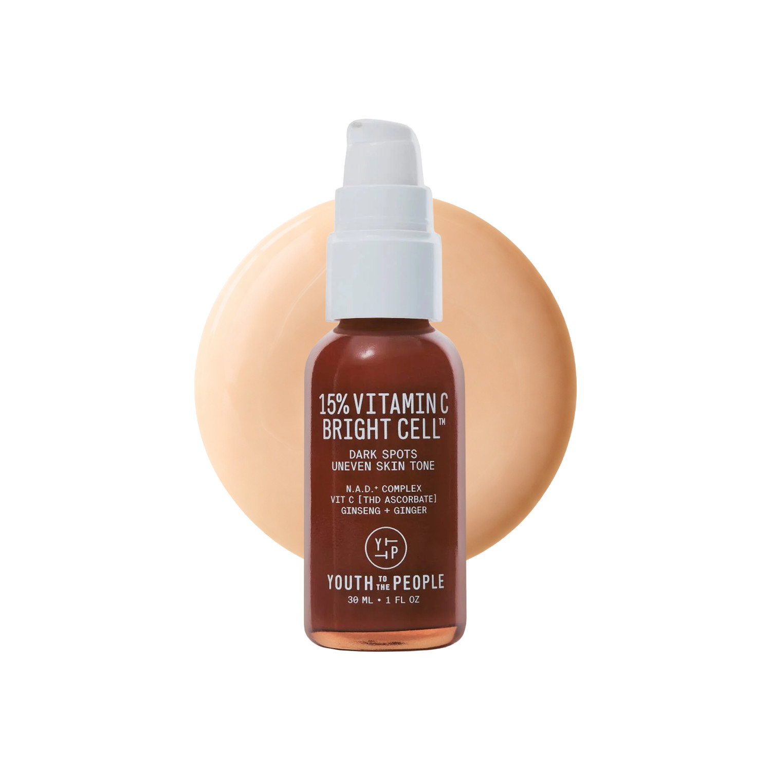 Youth To The People Light 15% Vitamin C Bright Cell Serum -30Ml | Skin Looks Brighter & Tone | Provides Skin Barrier Support