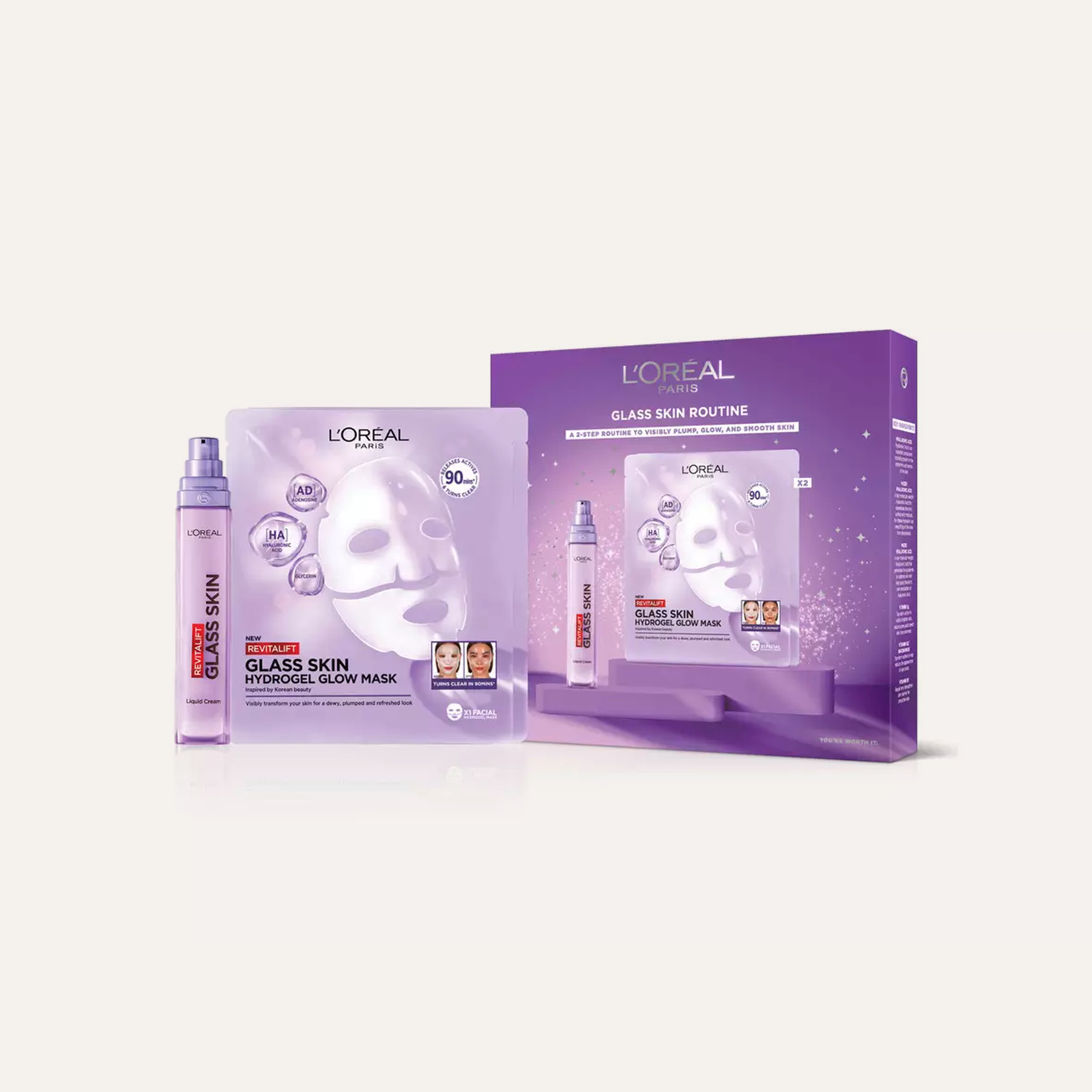 L'oréal Paris Glass Skin Routine Gift Set