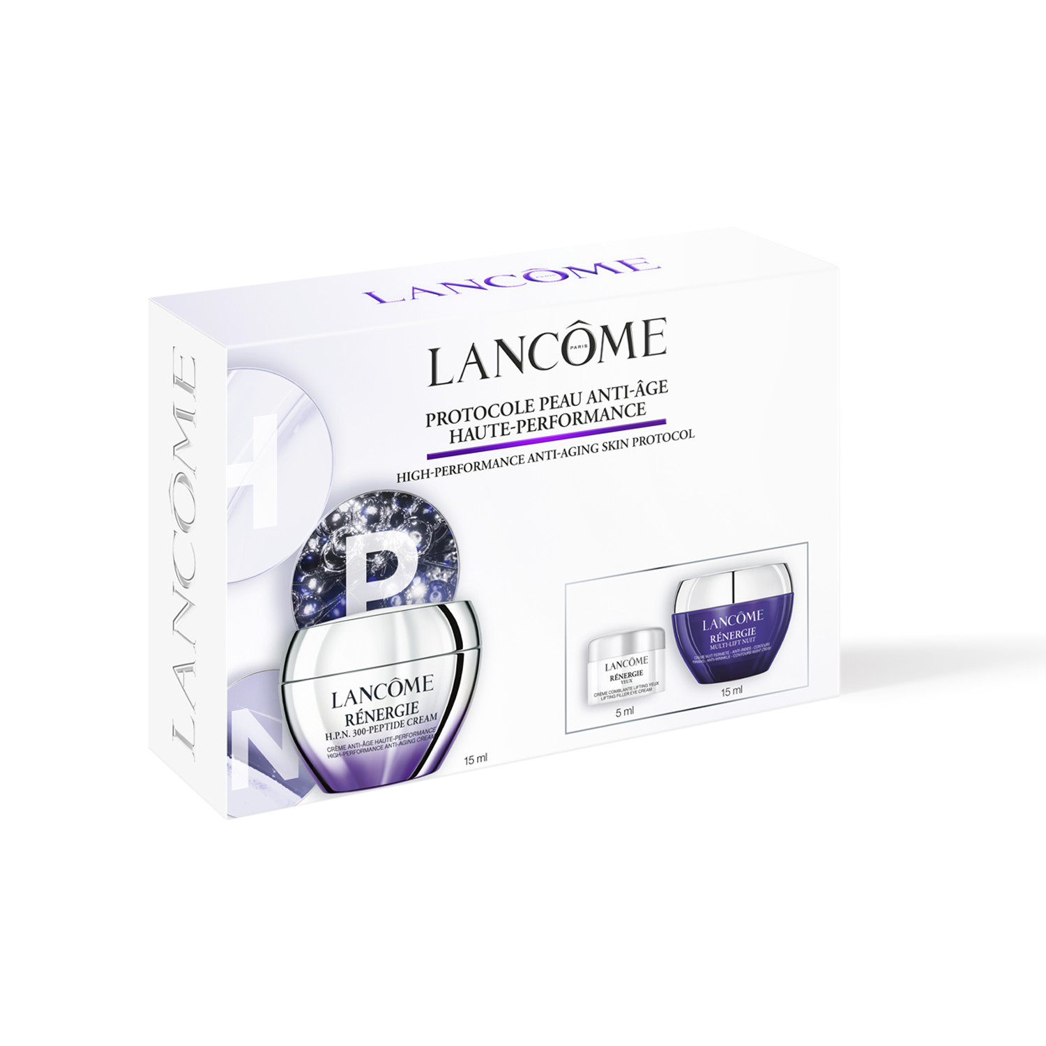 Lancome Cream/Dark Lancôme Rénergie Starter Kit (Worth £73) - 35Ml | Day Reduces Wrinkles & Spots | Eye Hydrates | Night Smooths & Re-Plumps Skin