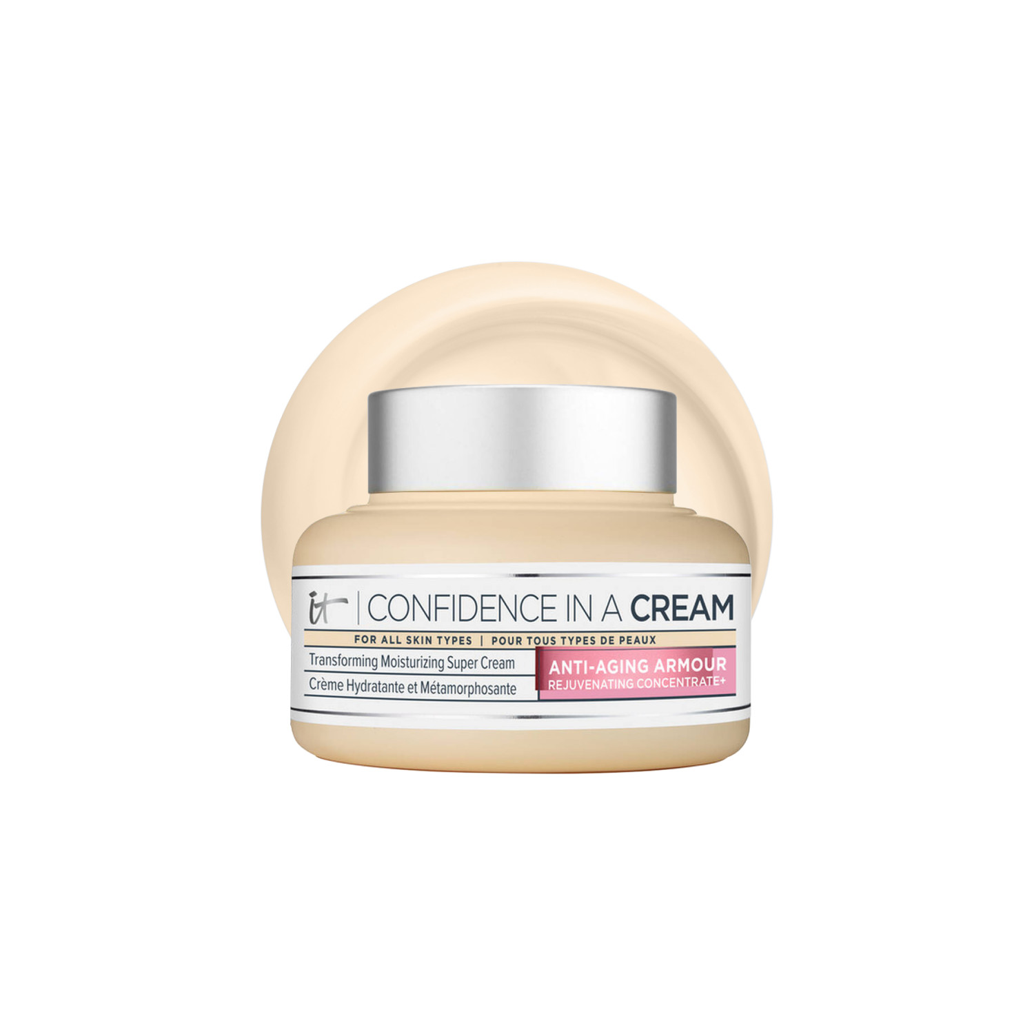 It Cosmetics Cream Confidence In A Anti-Aging Moisturiser – 120Ml | Firms Skin | Deep Hydration | Smooths Texture | Anti-Ageing Moisturiser