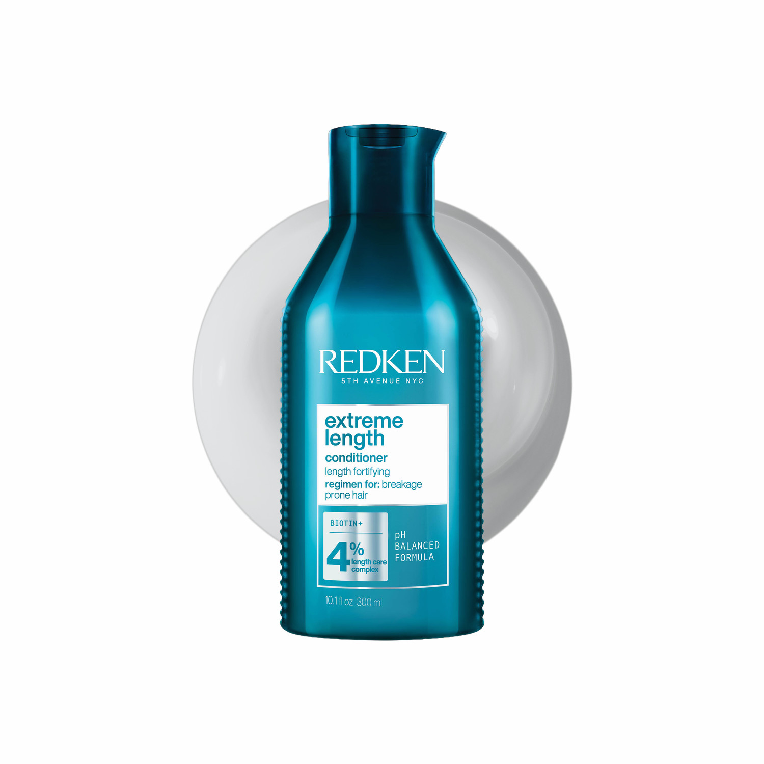 Redken Extreme Length Conditioner - 300Ml | Nourish Damaged Hair | Enriched With Biotin | Reduces Breakage | Infused With Castor Oil