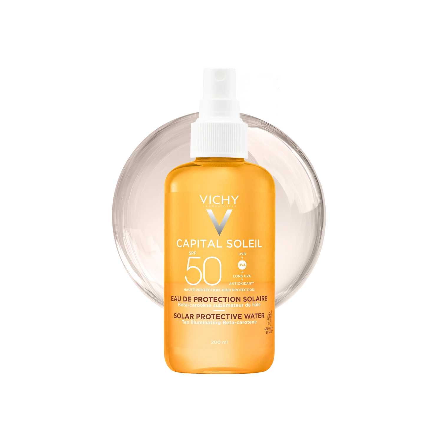 Capital Soleil Tan Illuminating Solar Protective Water SPF50