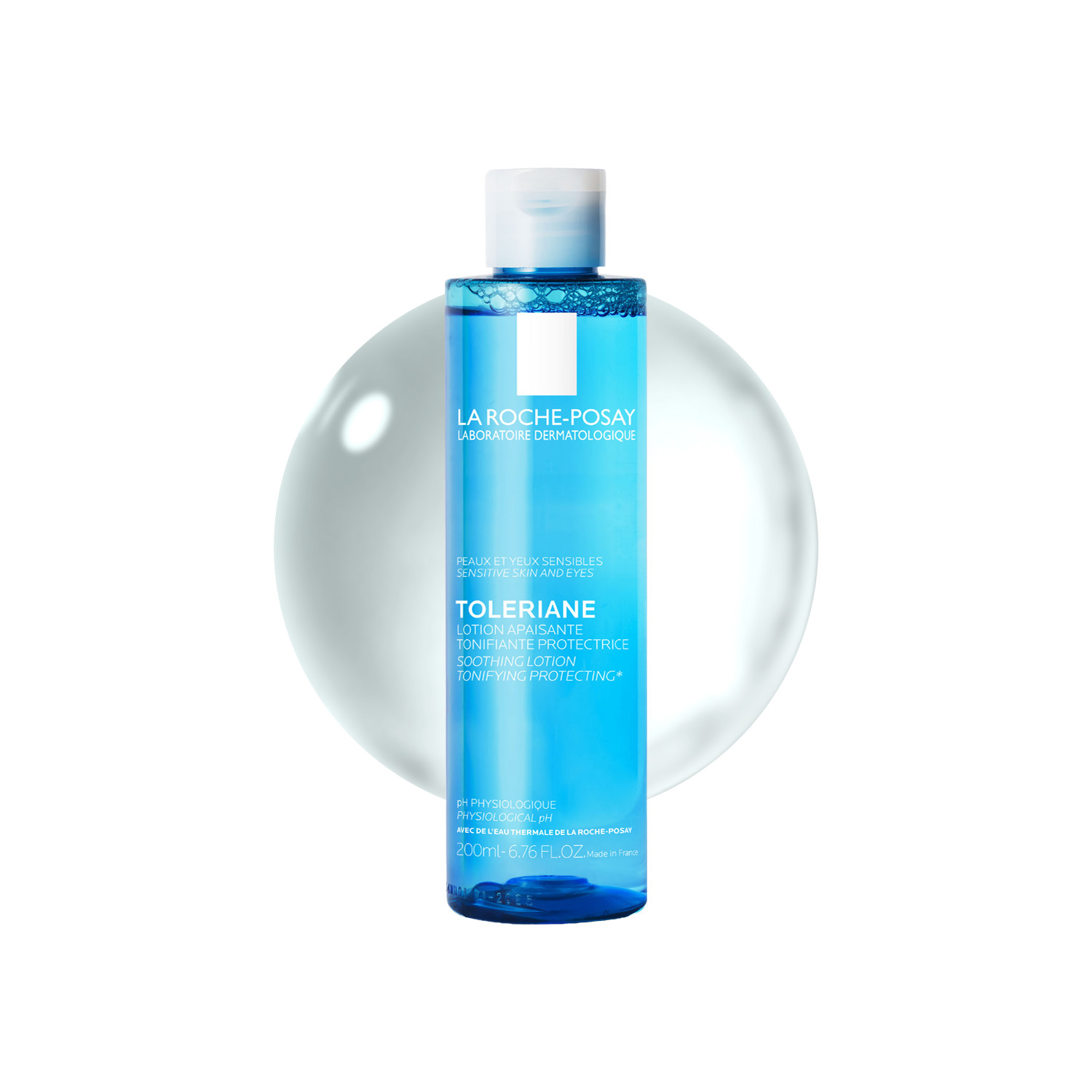 La Roche-Posay Sensitive Face & Eyes Soothing Lotion - 200Ml | Gently Tones & Refreshes Sensitive Skin | Helps Remove Impurities & Residue