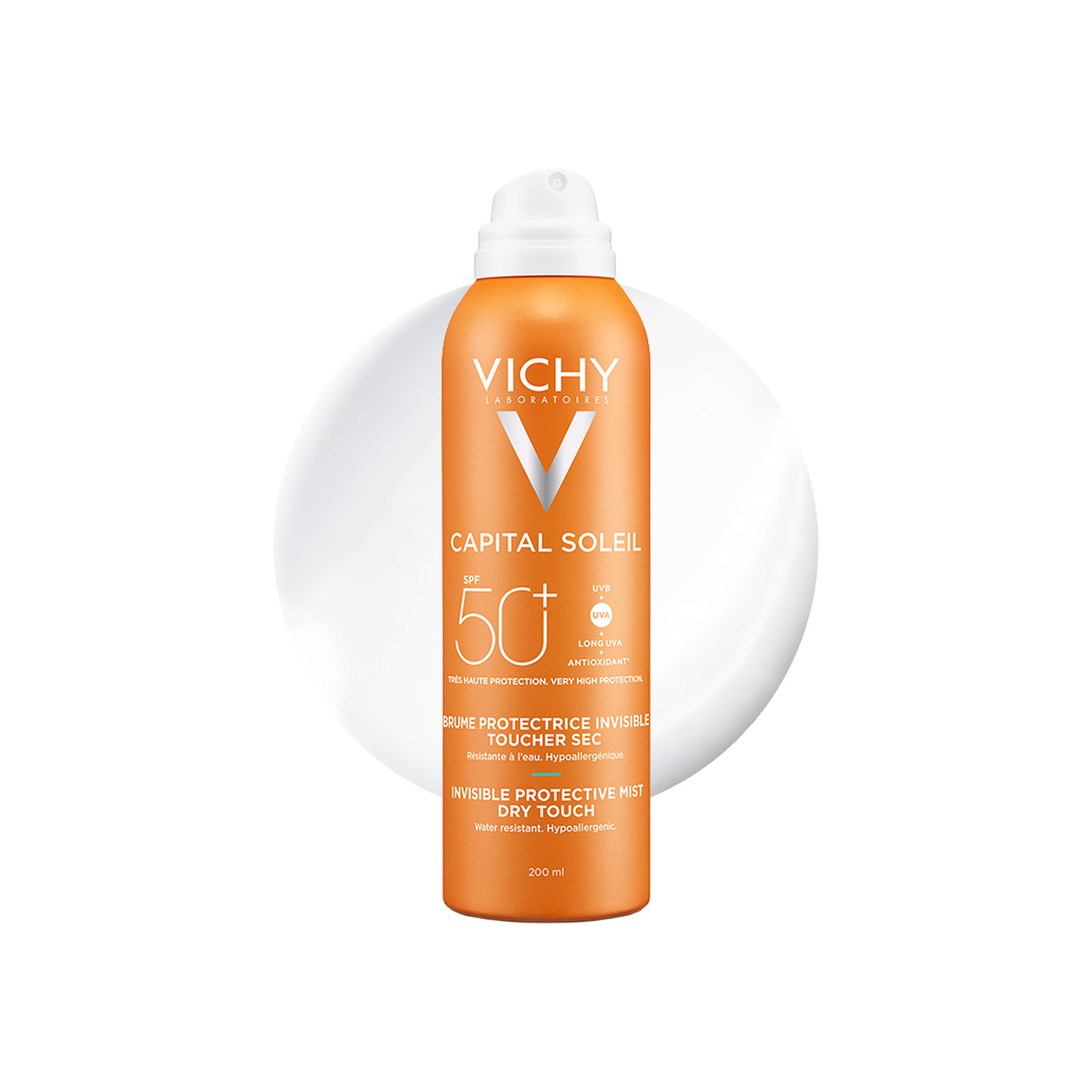 Vichy Capital Soleil Invisible Hydrating Sun Protection Mist 200Ml